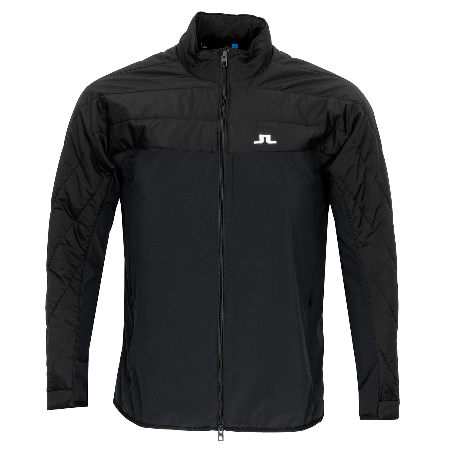 J Lindeberg Winter Hybrid Lux Softshell Jacket Black Scottsdale Golf